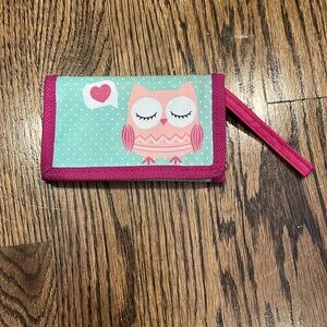 Pink Owl Kids Wallet